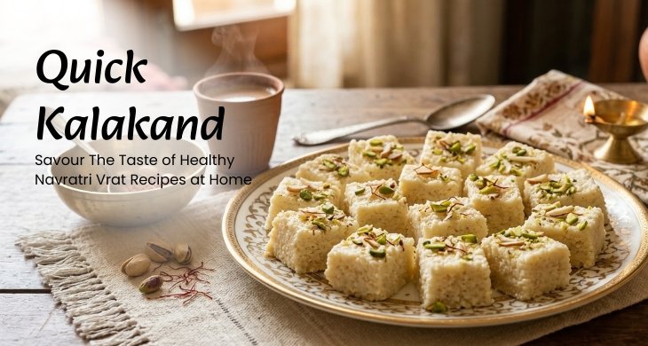Quick Kalakand Kalakand Special for Navratri