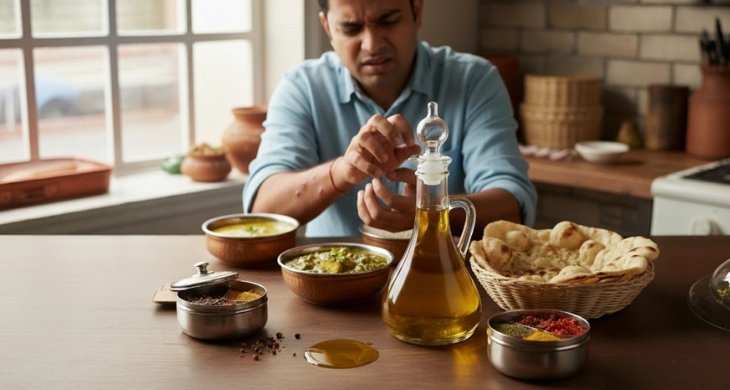 mustard oil causes rashes