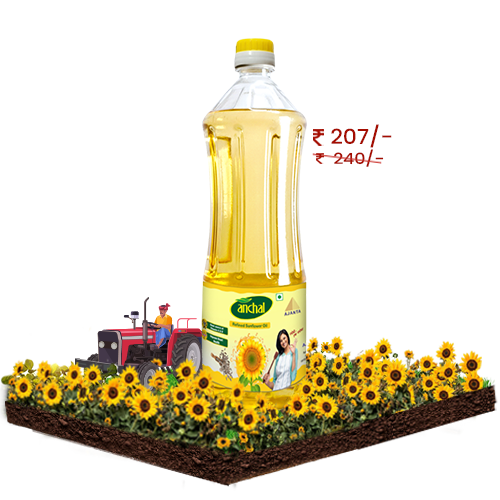 Anchal sunflower 1L Bottle Anchal sunflower 1L Bottle