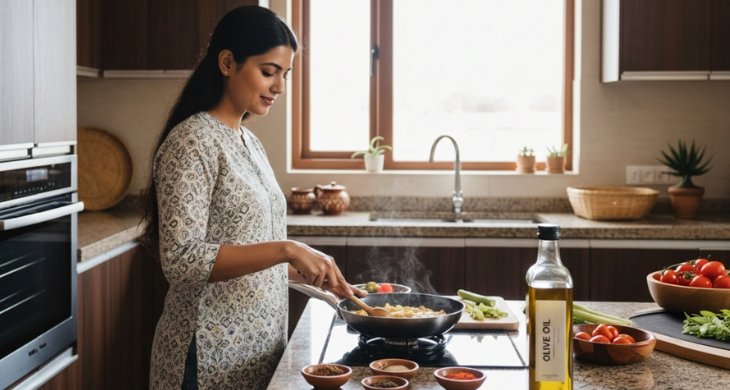 Not Just For Pasta Anymore Why Olive Oil Is Entering Indian Kitchens olive oil in Indian kitchens