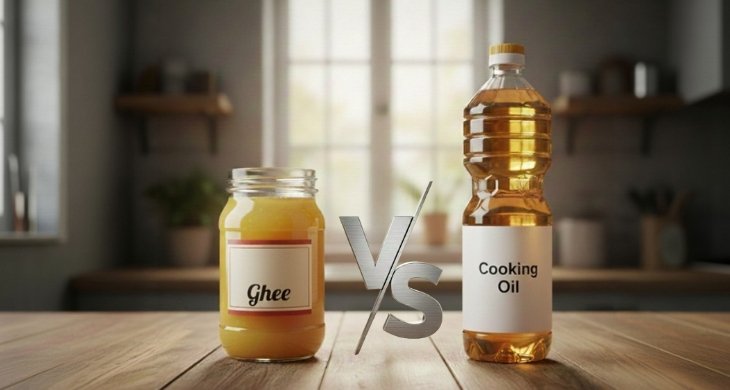 why ghee is not a replacement of cooking oil ghee vs cooking Oil