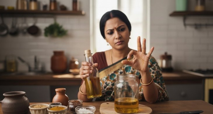 चिपचिपा तेल (Sticky Oil) खराब Quality या गलत इस्तेमाल चिपचिपा कुकिंग ऑयल
