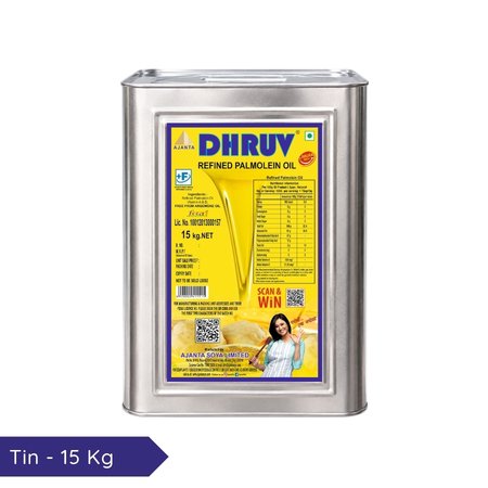 Dhruv Refined Palmolein Oil