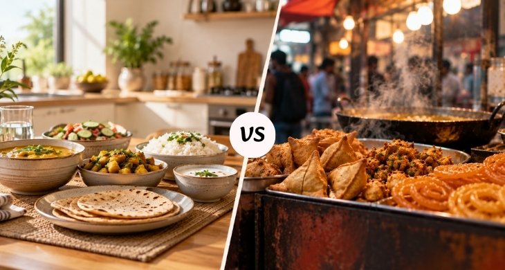 home cooking oil vs restaurant oil